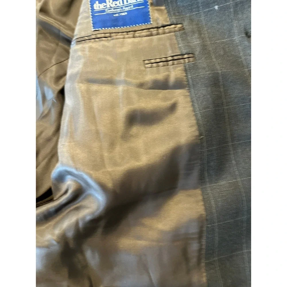 Canali Super 120s Wool Check Sport Coat‎ Blazer Jacket Made in Italy Mens L